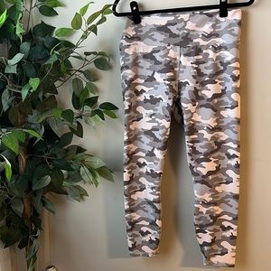 Fabletics army grey leggings XL